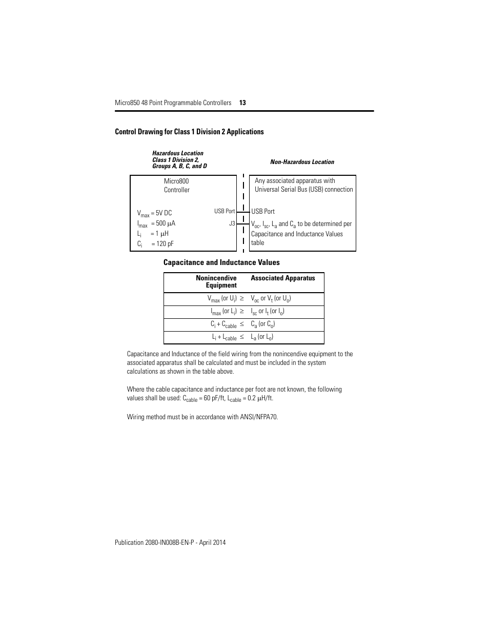 Rockwell Automation 2080-LC50-48AWB_48QBB_48QVB_48QWB Micro850 48-Point Programmable Controllers Installation Instructions User Manual | Page 13 / 20
