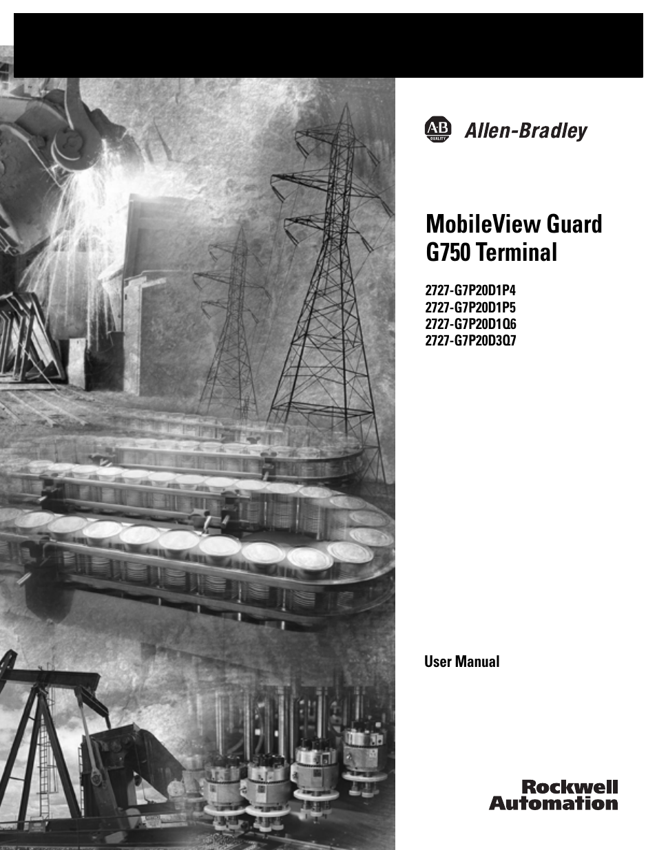 Rockwell Automation 2727-G7P20D3Q7 MobileView G750 Guard Machine Terminal User Manual | 124 pages