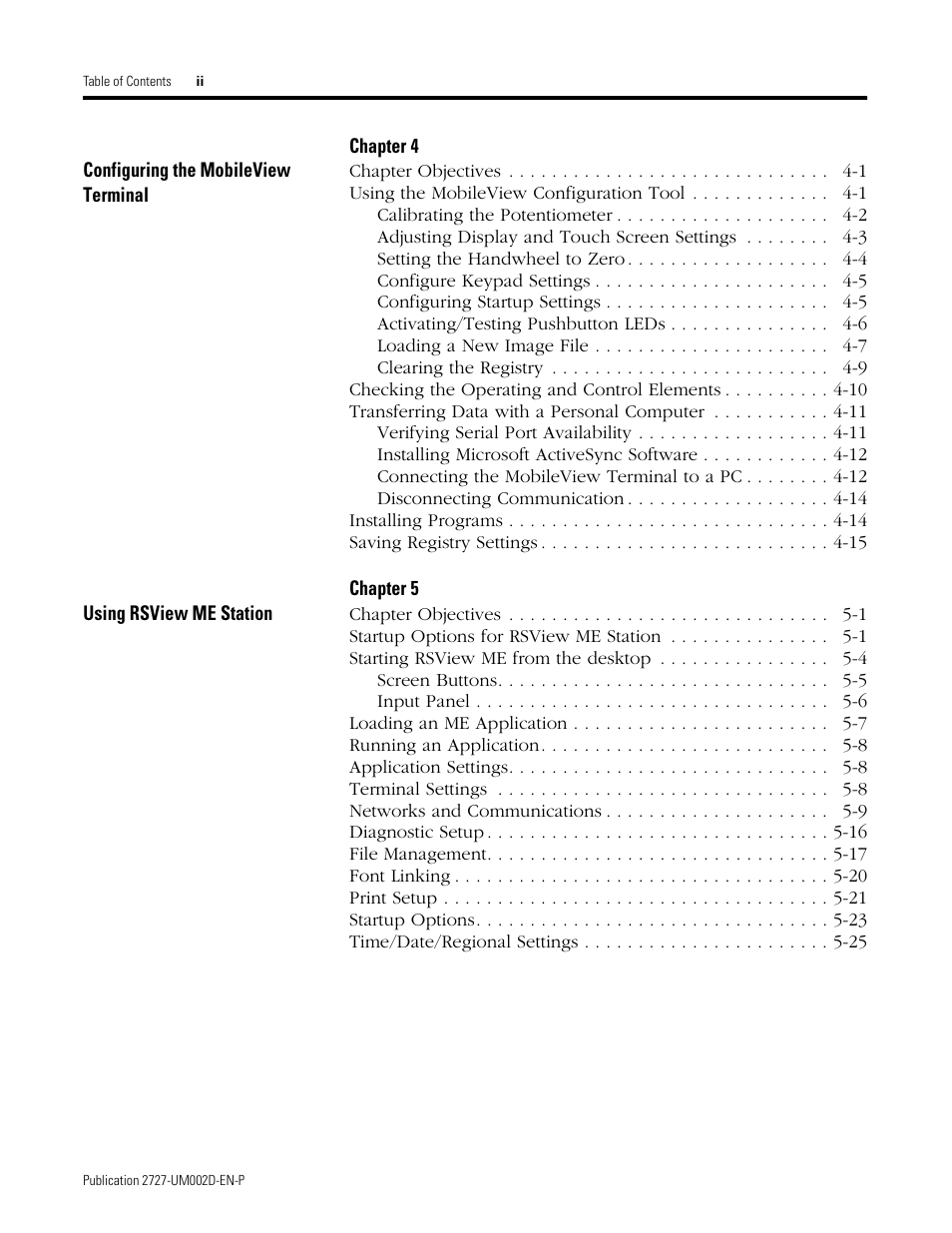 Rockwell Automation 2727-G7P20D3Q7 MobileView G750 Guard Machine Terminal User Manual | Page 4 / 124