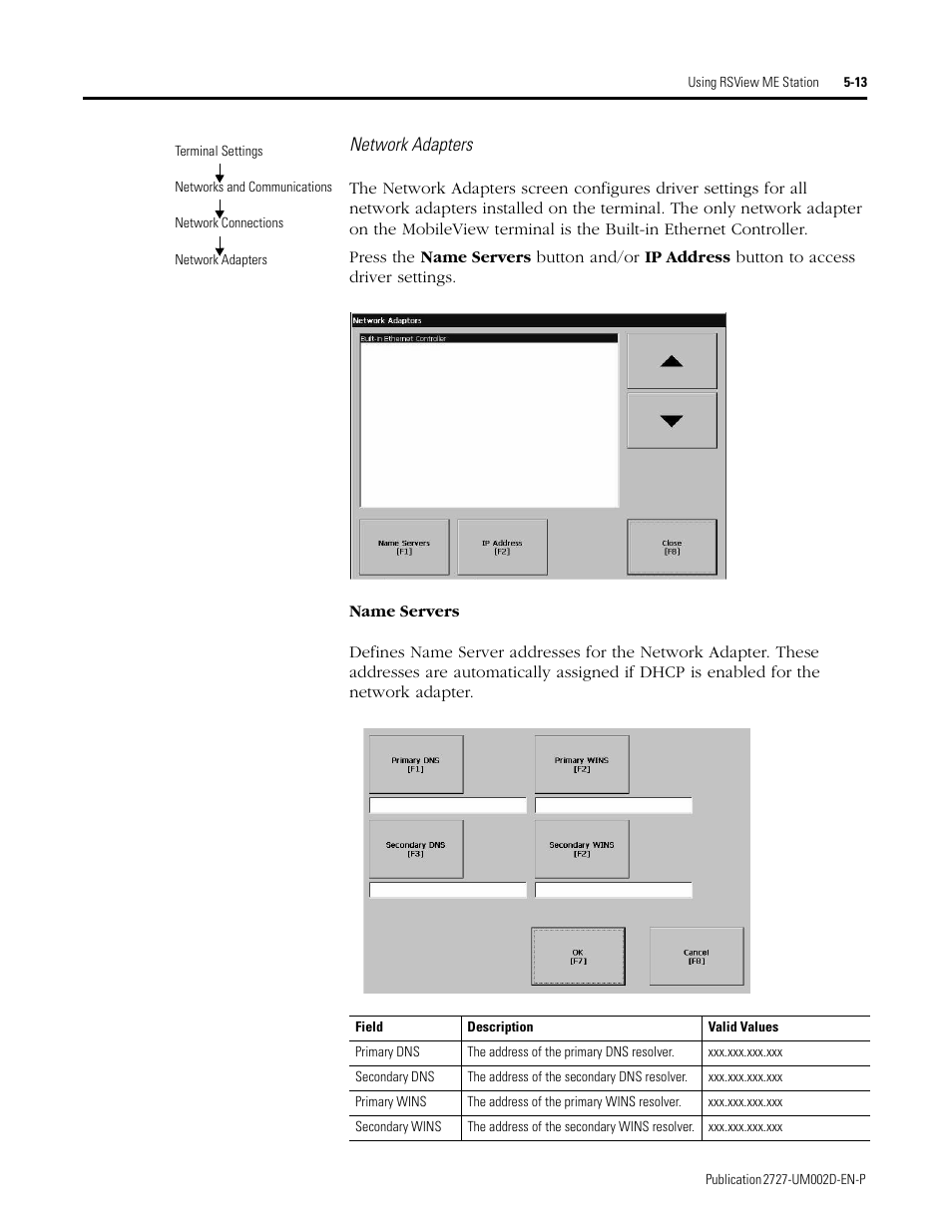 Rockwell Automation 2727-G7P20D3Q7 MobileView G750 Guard Machine Terminal User Manual | Page 73 / 124