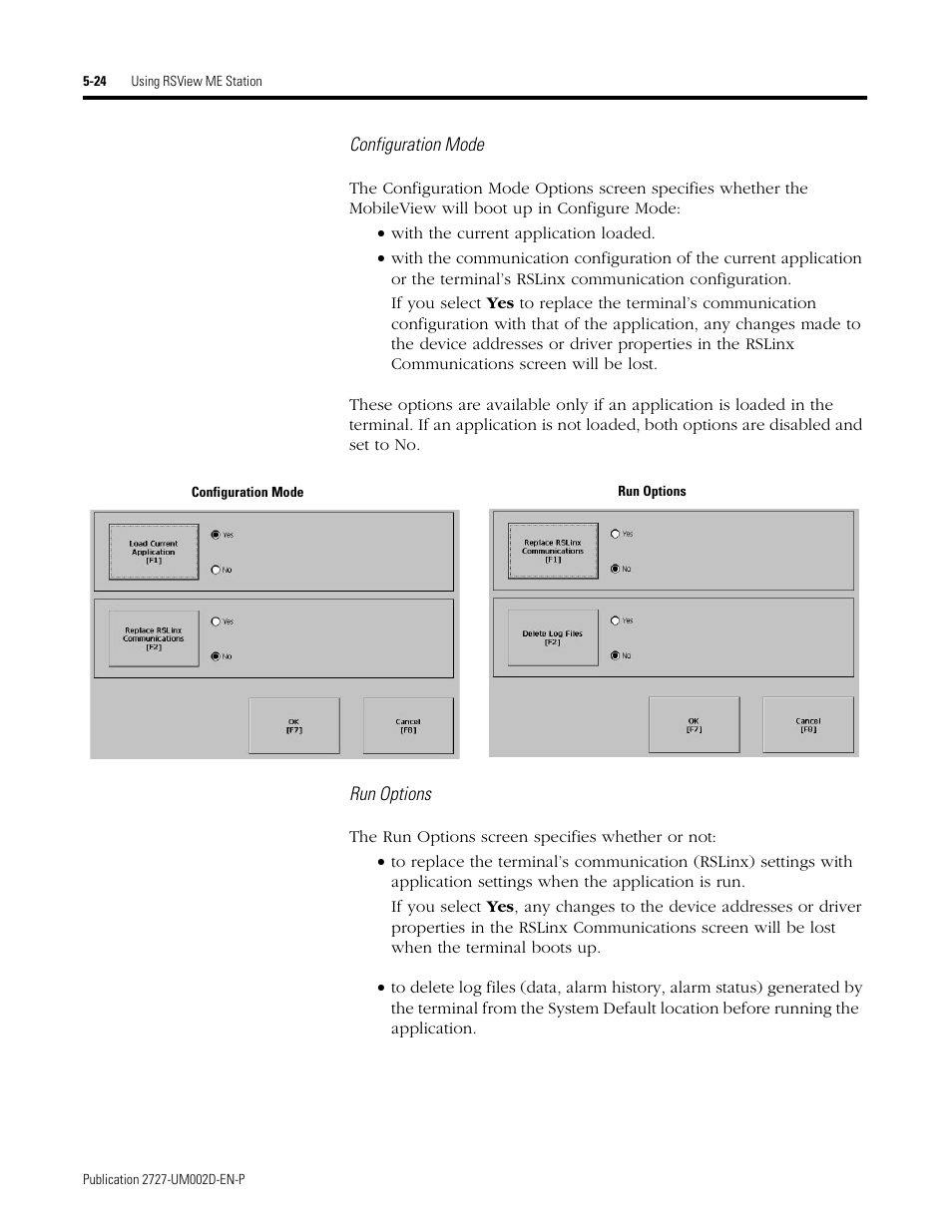 Rockwell Automation 2727-G7P20D3Q7 MobileView G750 Guard Machine Terminal User Manual | Page 84 / 124