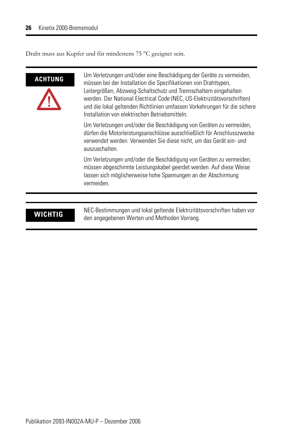 Rockwell Automation 2093-ASP06 Kinetix 2000 Shunt Module Installation Instructions User Manual | Page 26 / 80