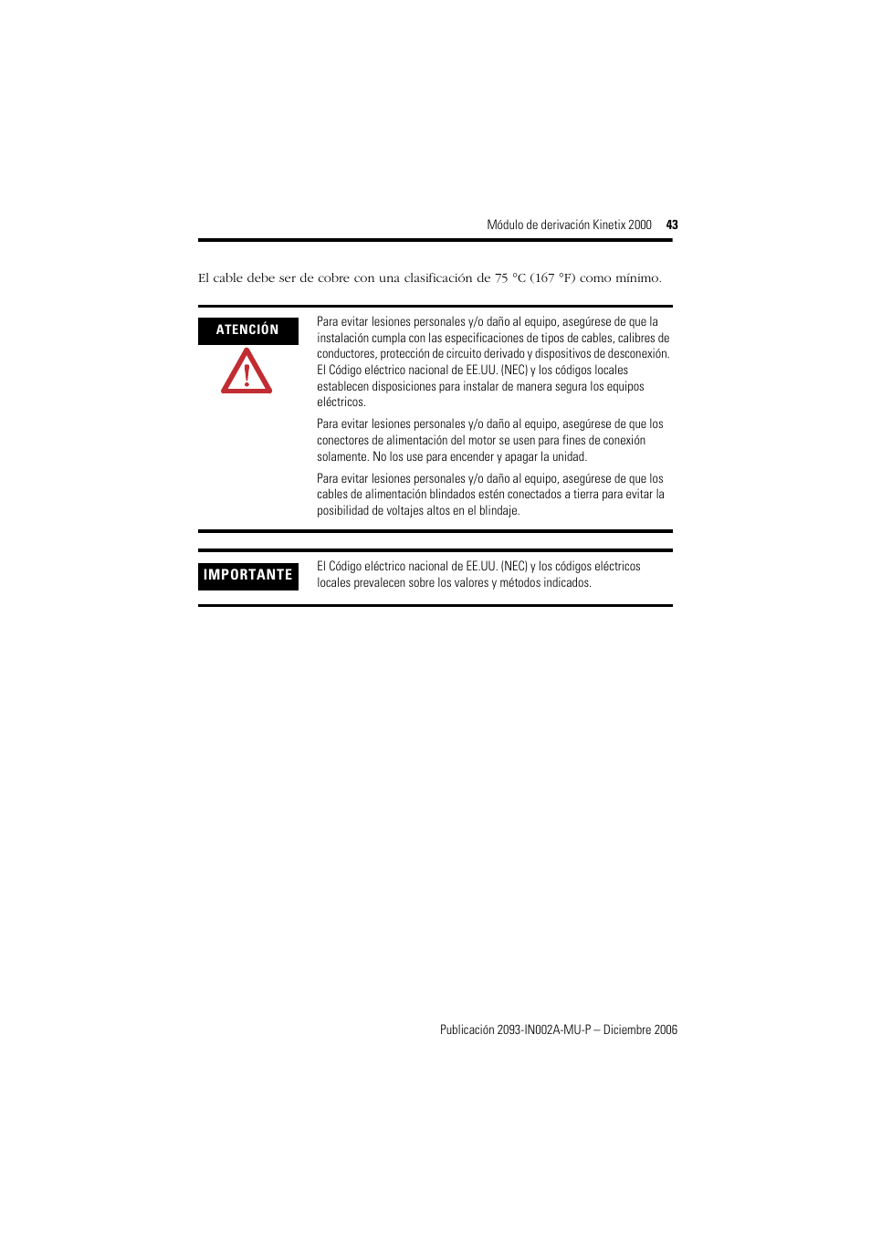 Rockwell Automation 2093-ASP06 Kinetix 2000 Shunt Module Installation Instructions User Manual | Page 43 / 80