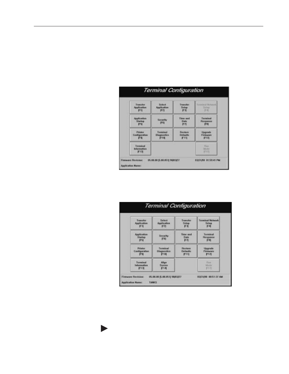 The configuration mode menu | Rockwell Automation 2711E-xxxx User Manual PanelView 1000e, 1200e 1400e User Manual | Page 87 / 207