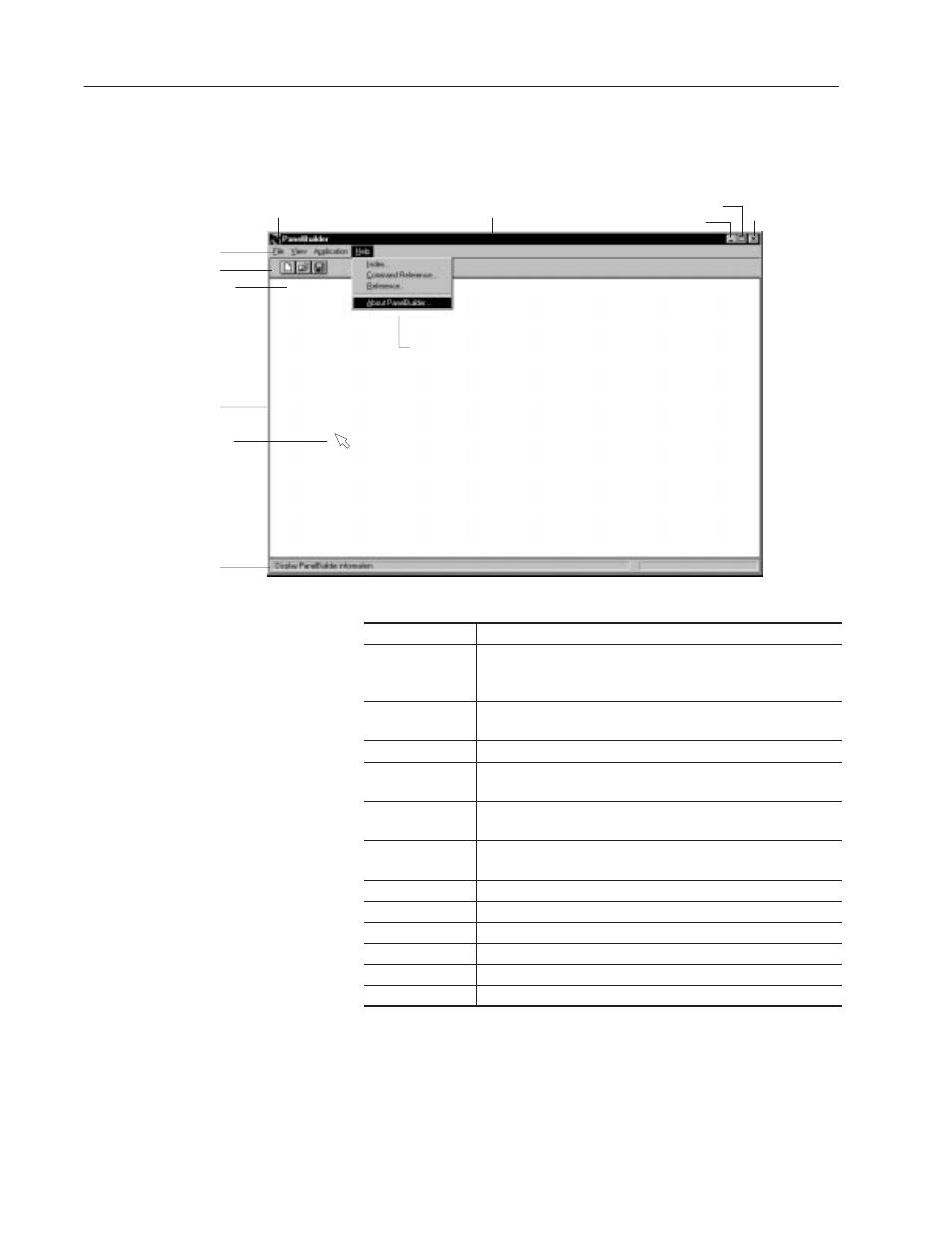 Panelbuilder windows | Rockwell Automation 2711 PanelBuilder Software Getting Started User Manual | Page 14 / 110