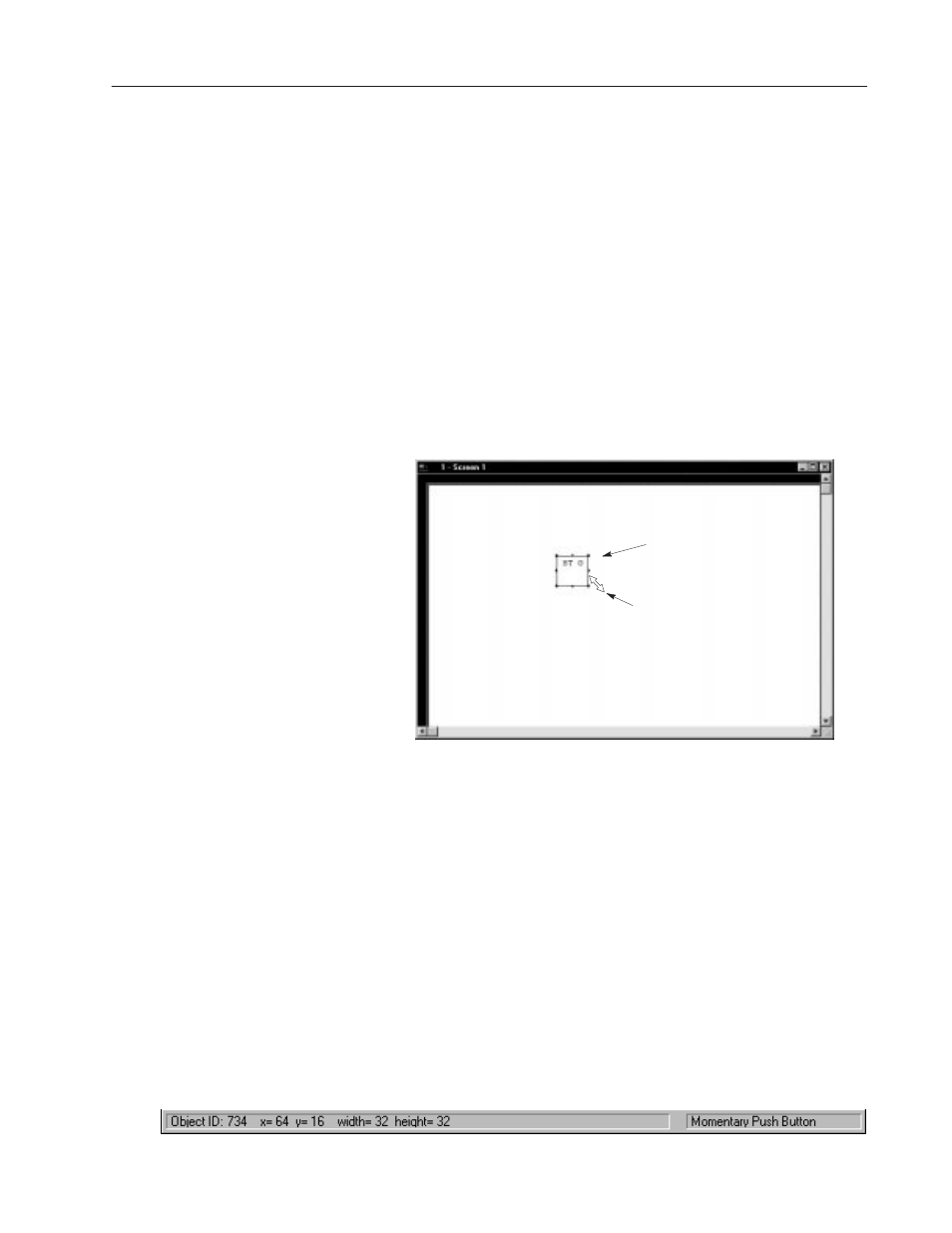 Placing objects | Rockwell Automation 2711 PanelBuilder Software Getting Started User Manual | Page 17 / 110