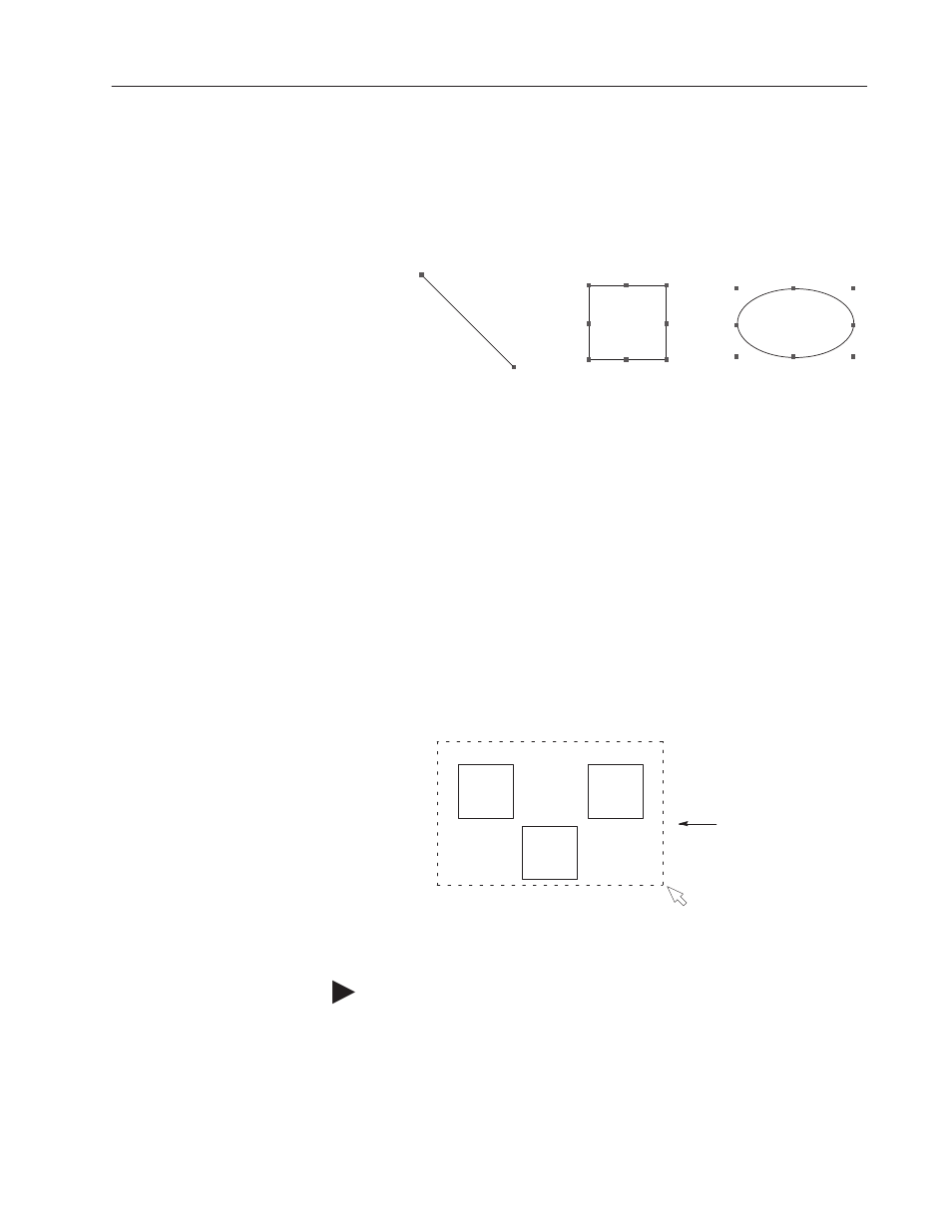 Selecting objects | Rockwell Automation 2711 PanelBuilder Software Getting Started User Manual | Page 19 / 110