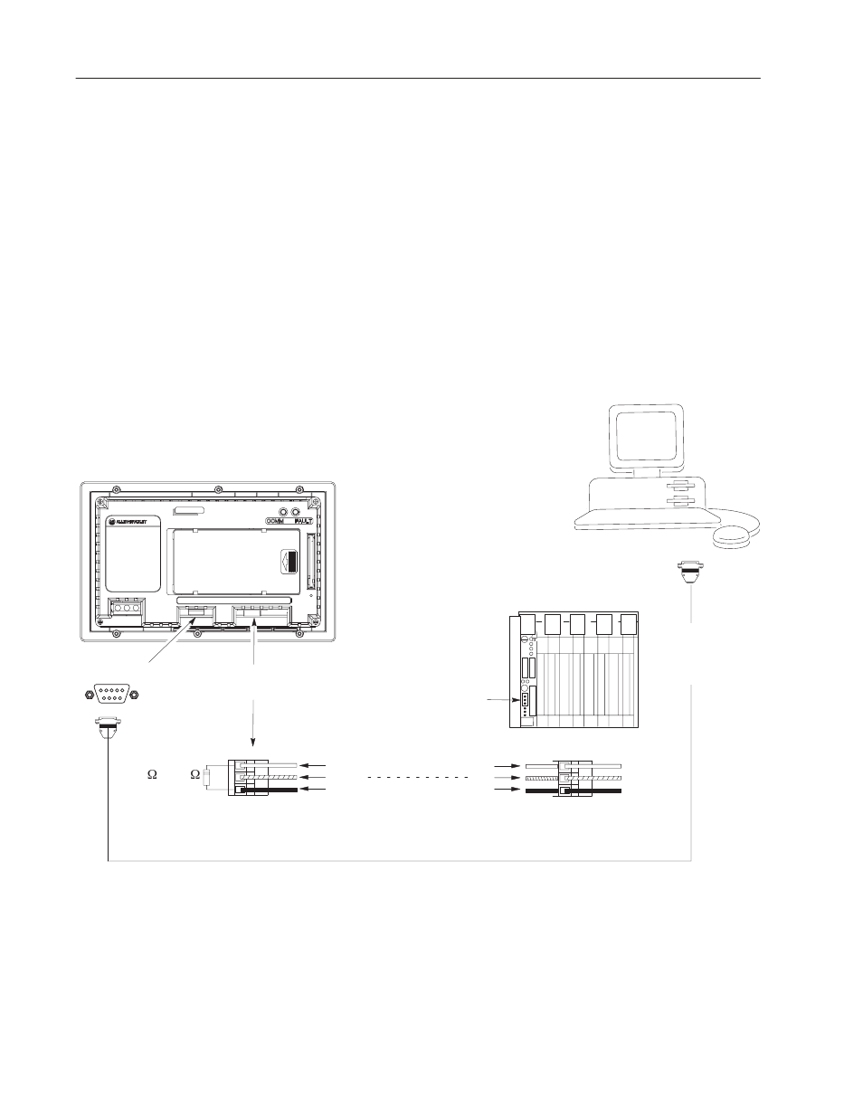 System components for panelview with dh+ port | Rockwell Automation 2711 PanelBuilder Software Getting Started User Manual | Page 25 / 110