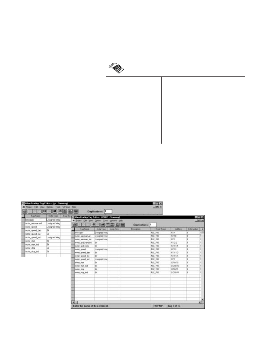 Application tags | Rockwell Automation 2711 PanelBuilder Software Getting Started User Manual | Page 32 / 110