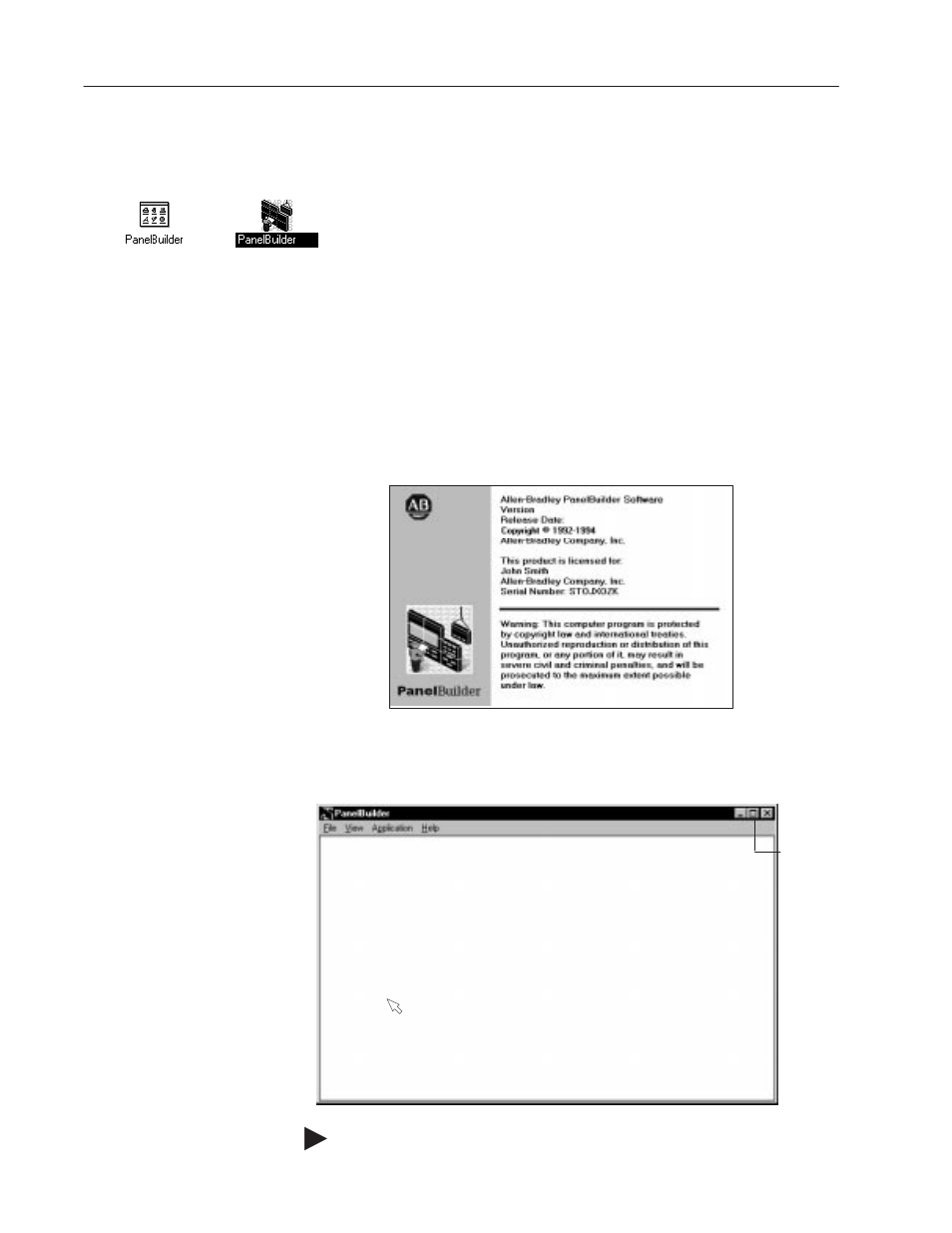 Starting panelbuilder | Rockwell Automation 2711 PanelBuilder Software Getting Started User Manual | Page 36 / 110