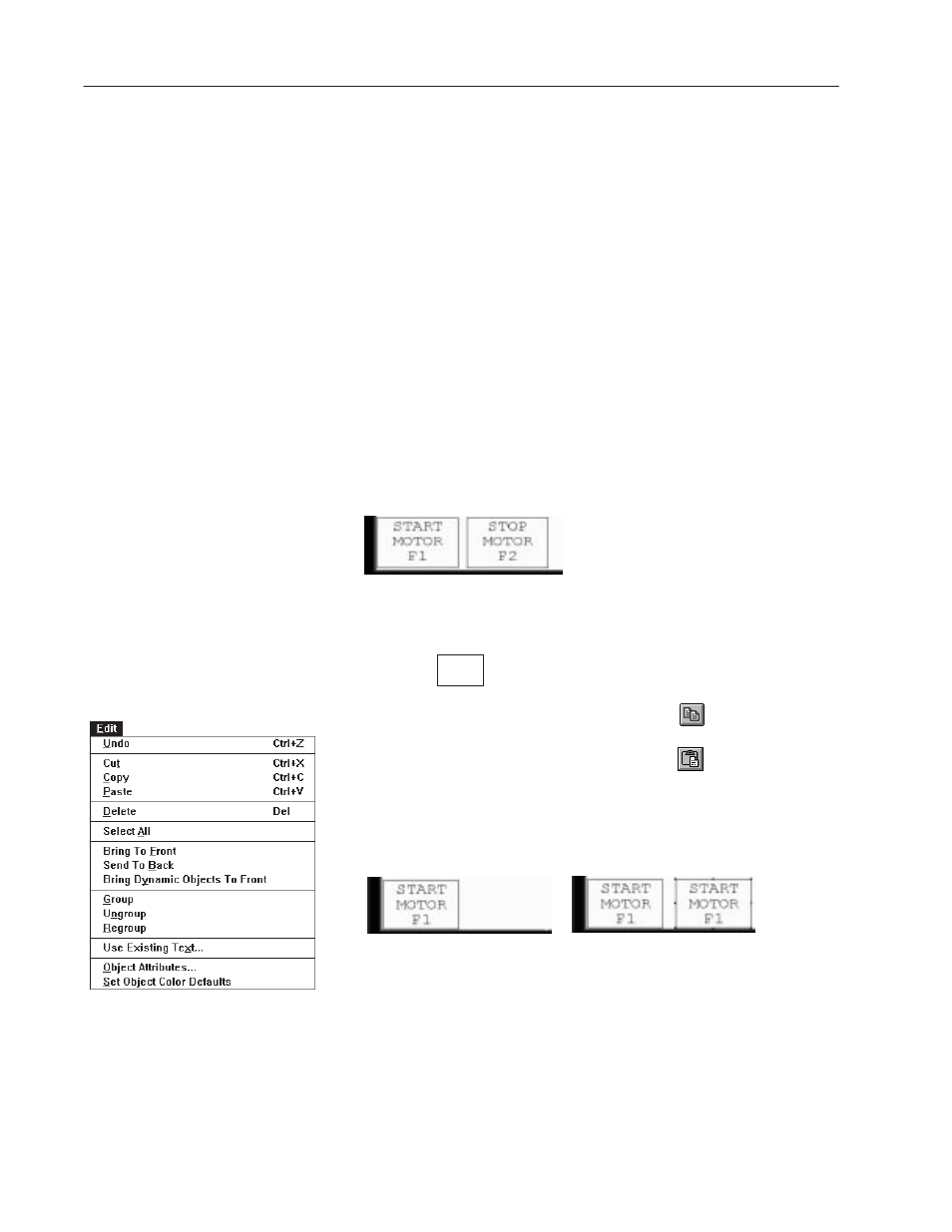Creating the motor status screen | Rockwell Automation 2711 PanelBuilder Software Getting Started User Manual | Page 42 / 110