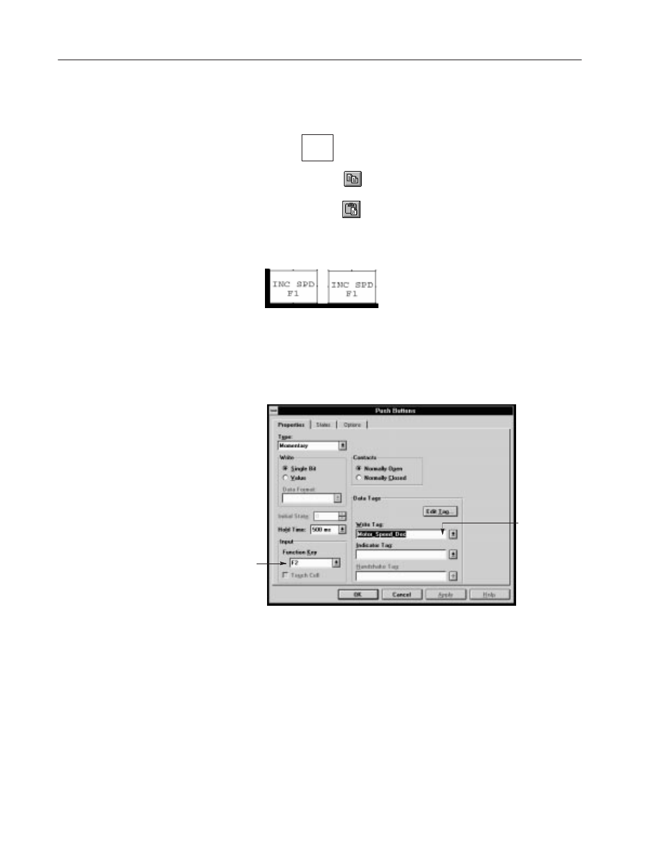 Creating the motor speed screen | Rockwell Automation 2711 PanelBuilder Software Getting Started User Manual | Page 62 / 110