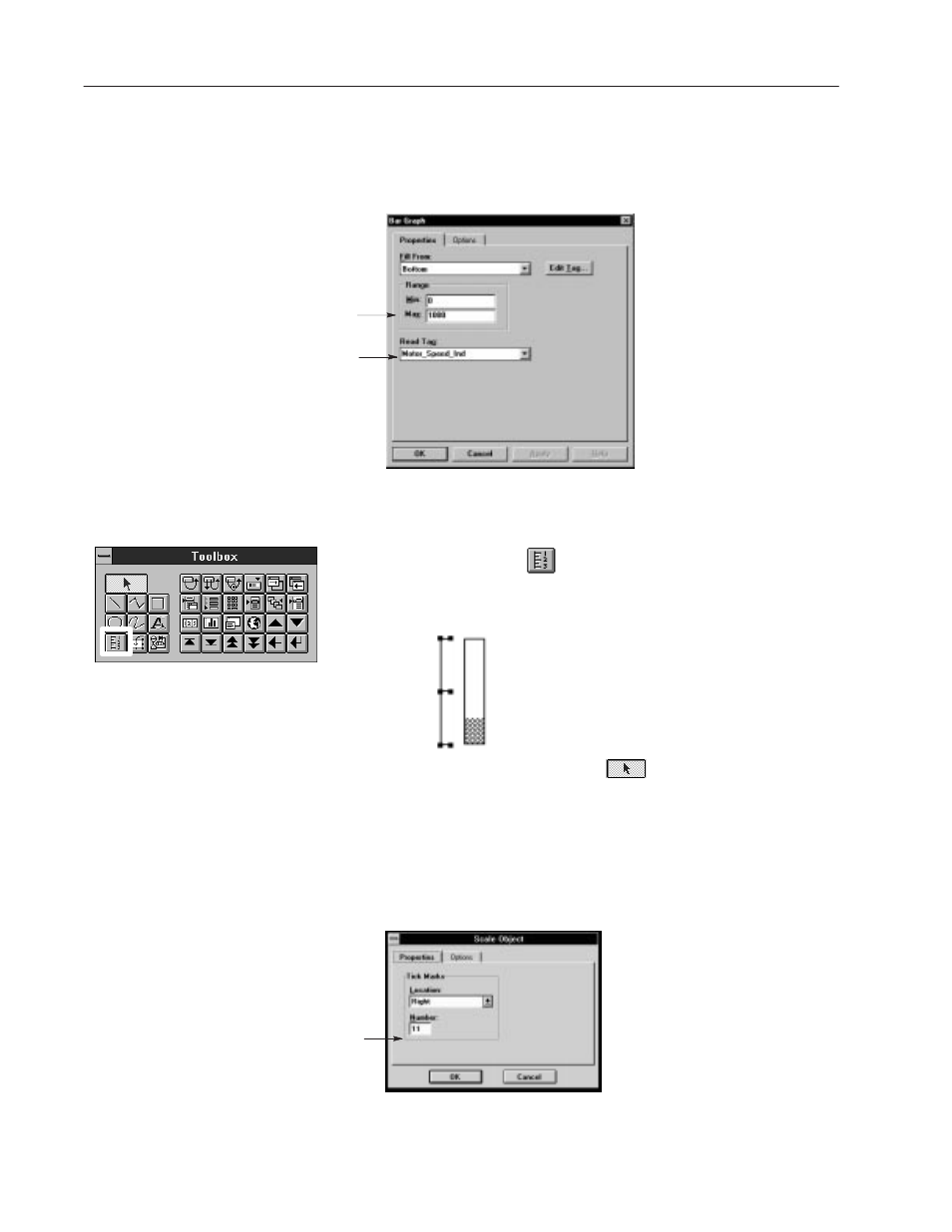 Creating the motor speed screen | Rockwell Automation 2711 PanelBuilder Software Getting Started User Manual | Page 66 / 110
