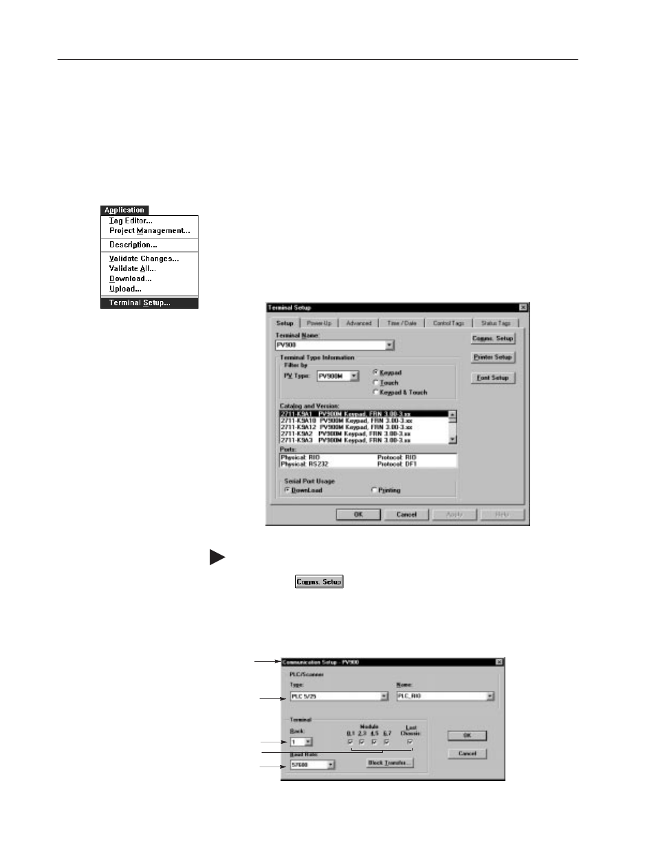 Defining remote i/o communication settings | Rockwell Automation 2711 PanelBuilder Software Getting Started User Manual | Page 79 / 110