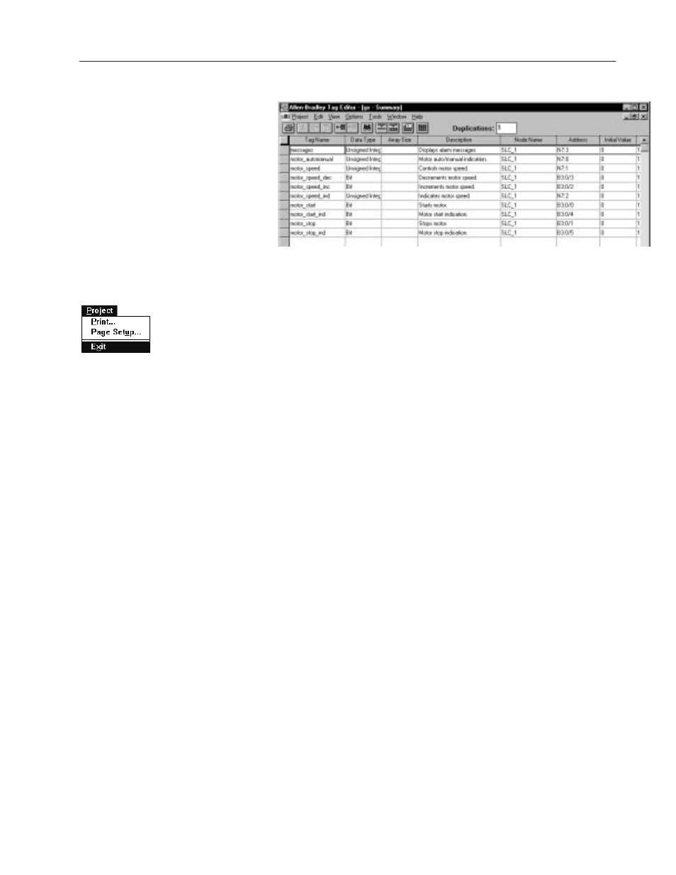 Exiting the tag editor | Rockwell Automation 2711 PanelBuilder Software Getting Started User Manual | Page 88 / 110