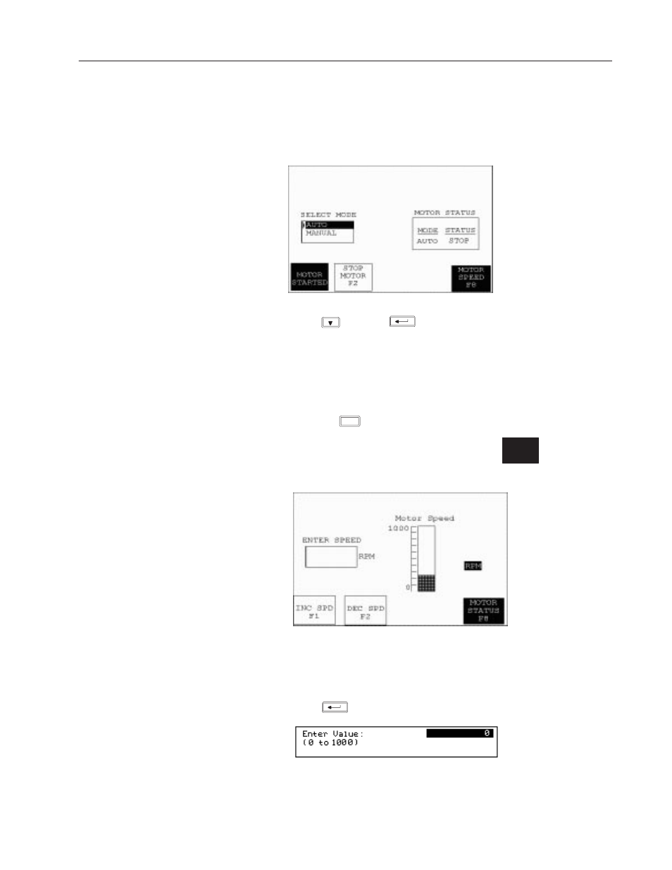 Running the motor in manual mode | Rockwell Automation 2711 PanelBuilder Software Getting Started User Manual | Page 96 / 110