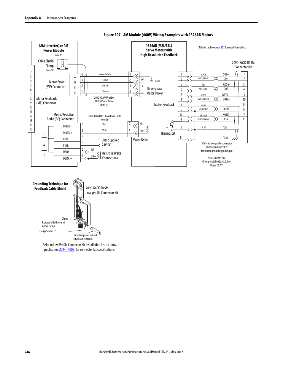 Rockwell Automation 2094-EN02D-M01-Sx Kinetix 6200 and Kinetix 6500 Modular Multi-axis Servo Drives User Manual User Manual | Page 246 / 290