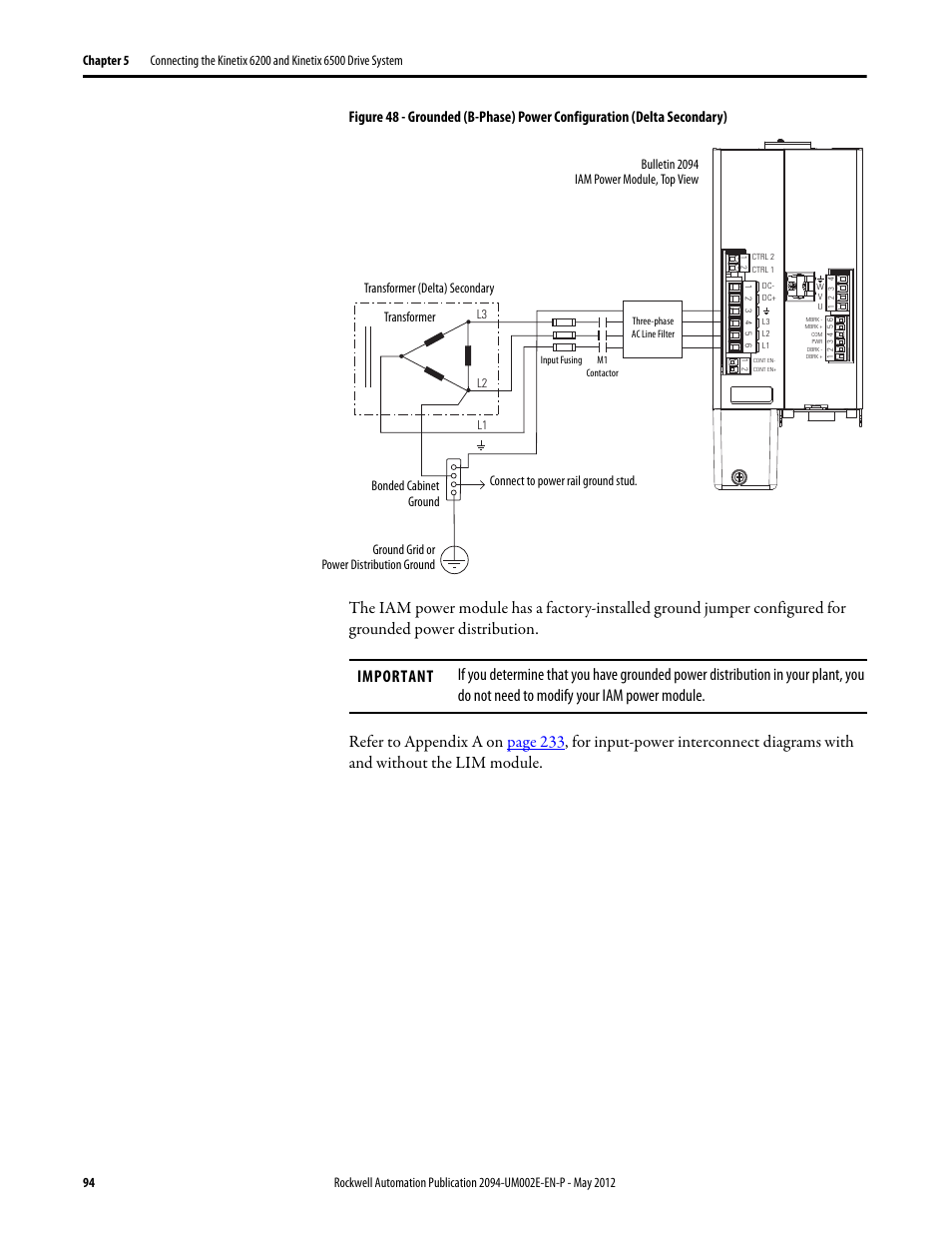 Rockwell Automation 2094-EN02D-M01-Sx Kinetix 6200 and Kinetix 6500 Modular Multi-axis Servo Drives User Manual User Manual | Page 94 / 290