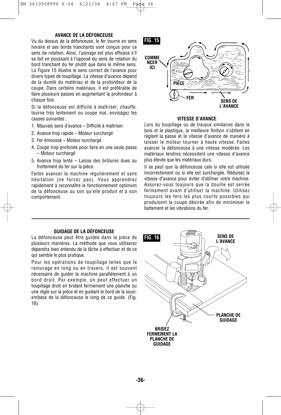 Bosch 1617EVSPK User Manual | Page 36 / 68