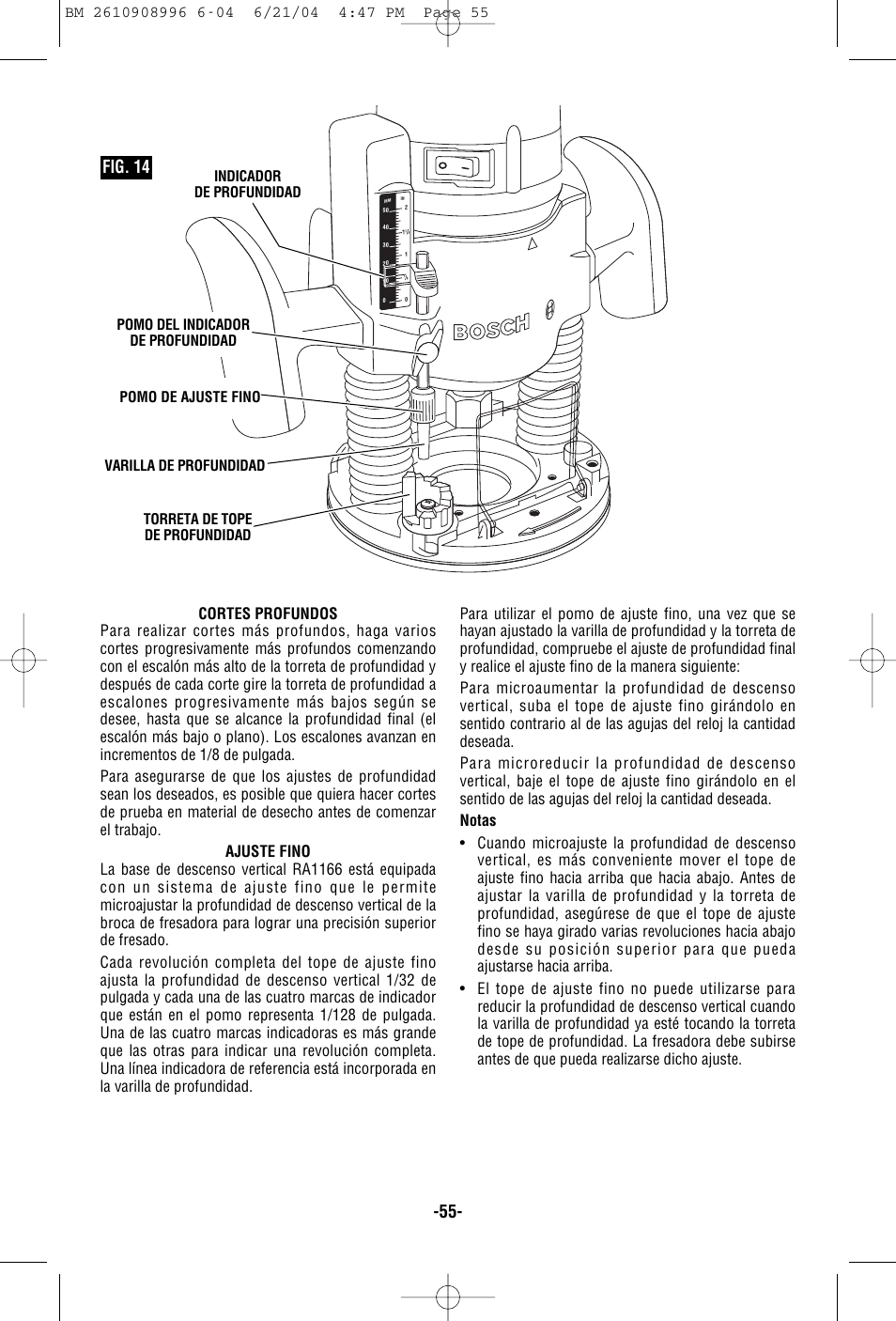 Fig. 14 | Bosch 1617EVSPK User Manual | Page 55 / 68