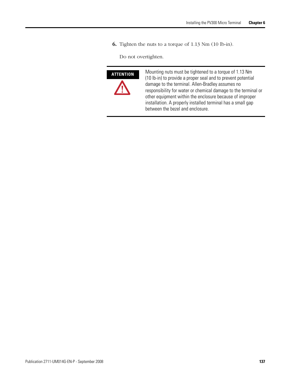 Rockwell Automation 2711 Standard PanelView Operator Terminal User Manual User Manual | Page 137 / 292