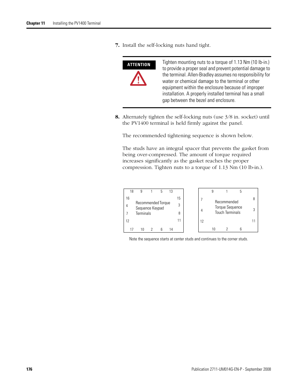 Rockwell Automation 2711 Standard PanelView Operator Terminal User Manual User Manual | Page 176 / 292