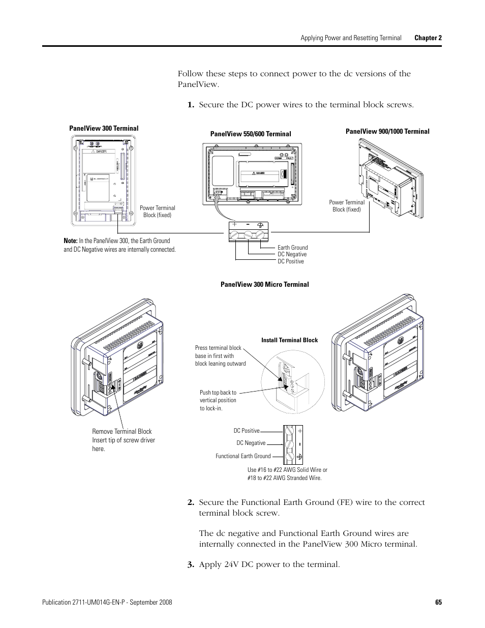 Rockwell Automation 2711 Standard PanelView Operator Terminal User Manual User Manual | Page 65 / 292