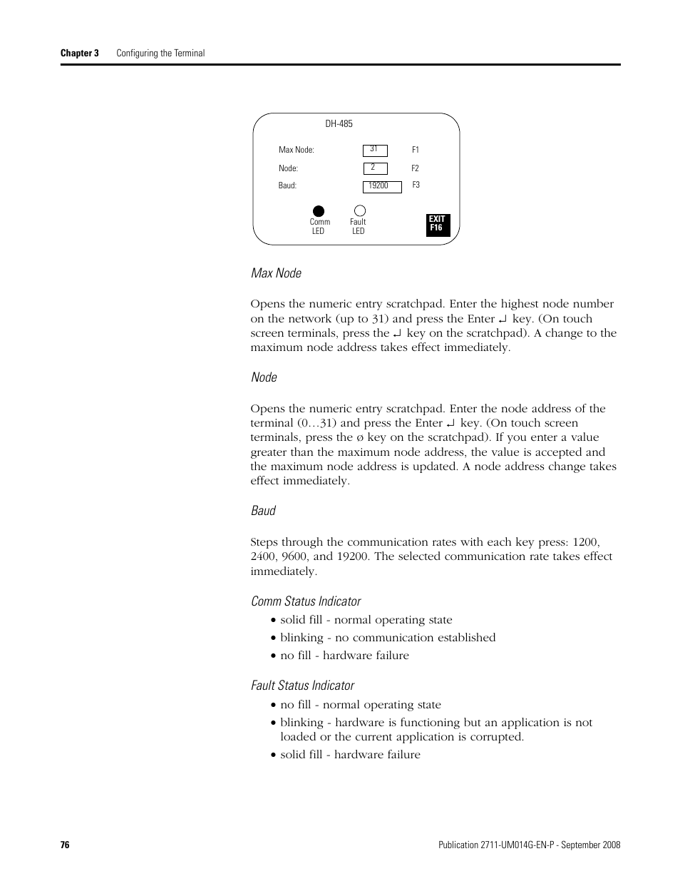 Rockwell Automation 2711 Standard PanelView Operator Terminal User Manual User Manual | Page 76 / 292