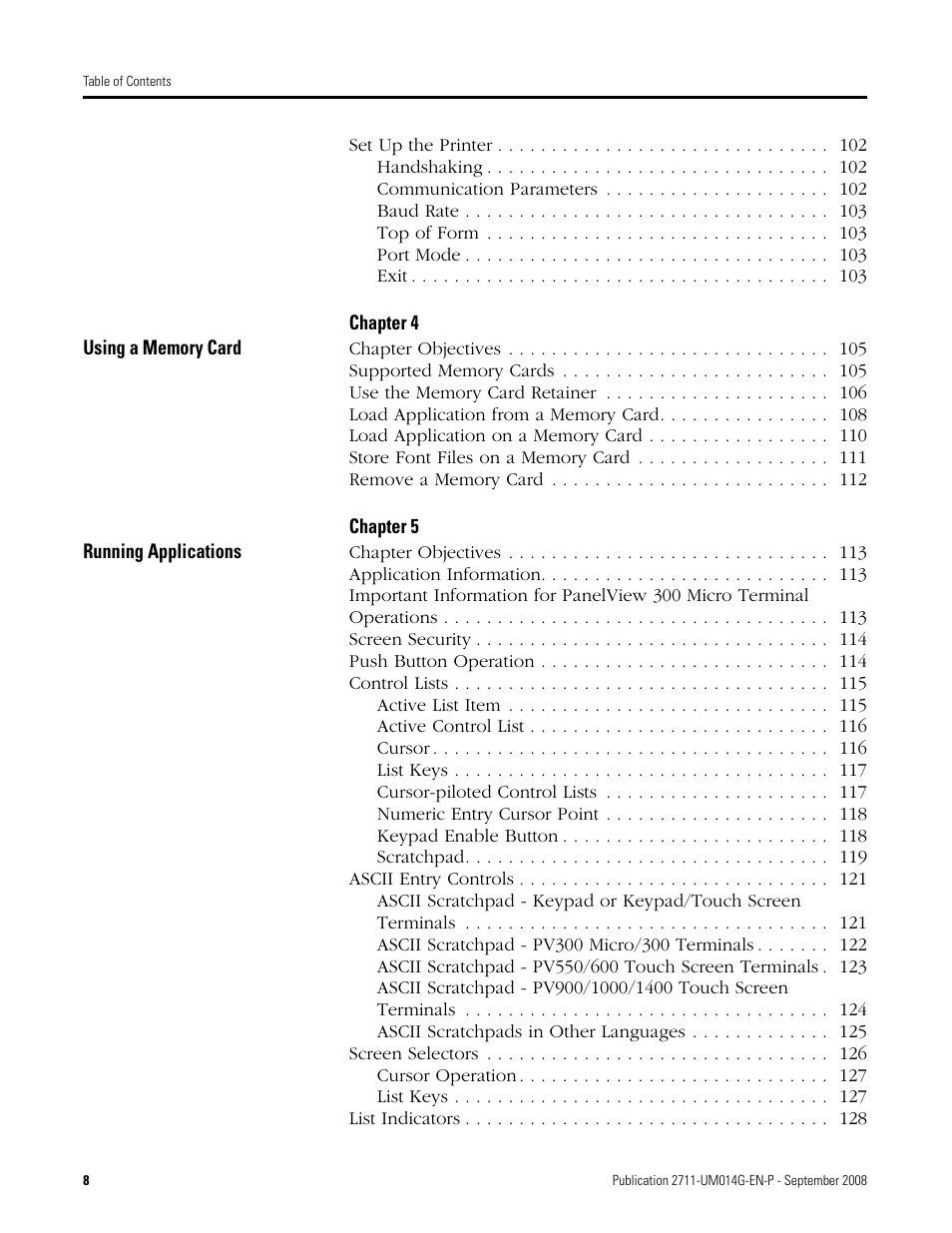 Rockwell Automation 2711 Standard PanelView Operator Terminal User Manual User Manual | Page 8 / 292