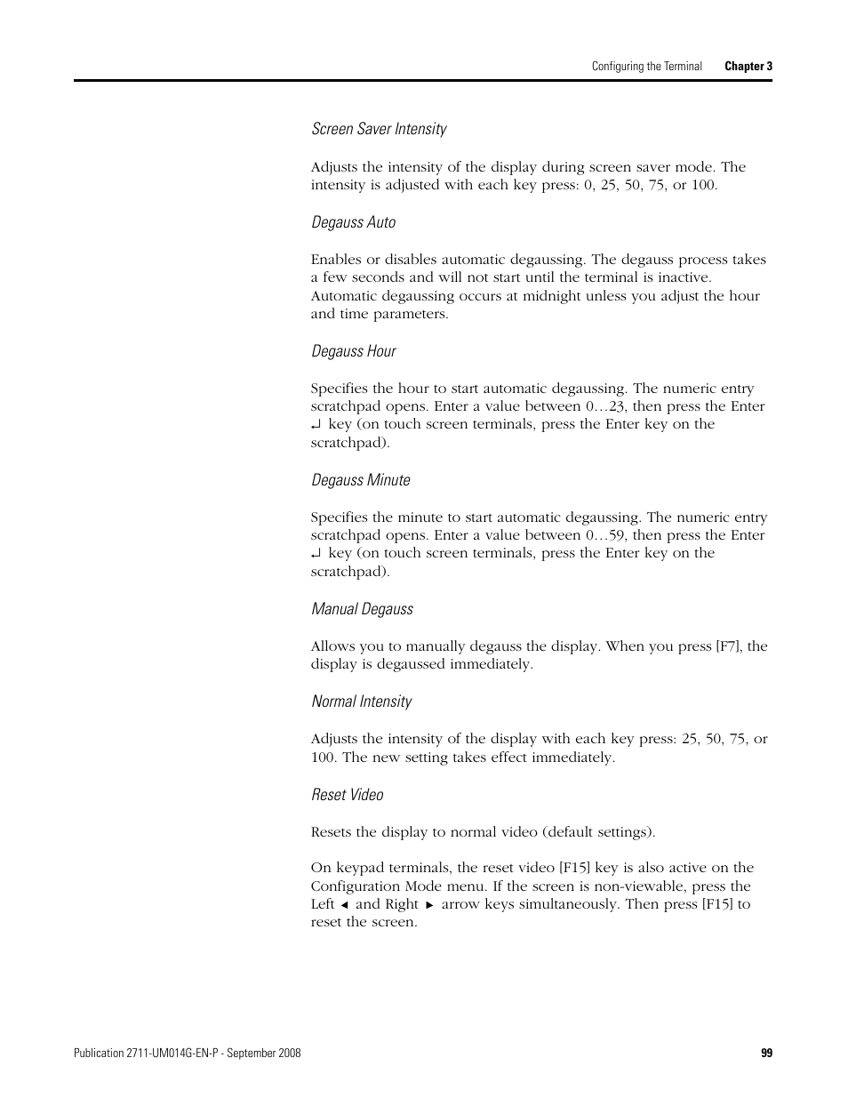 Rockwell Automation 2711 Standard PanelView Operator Terminal User Manual User Manual | Page 99 / 292