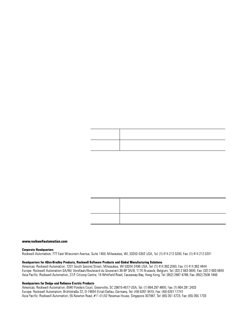 Rockwell automation support, Installation assistance, New product satisfaction return | Rockwell Automation 2090-UCSR-A300 300 W Active Shunt Regulator User Manual | Page 12 / 12