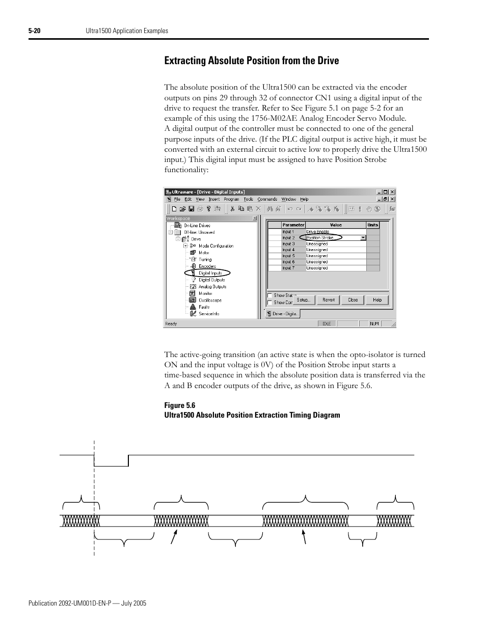 Extracting absolute position from the drive, Extracting absolute position from the drive -20 | Rockwell Automation 2092-DAx Ultra1500 User Manual User Manual | Page 100 / 204