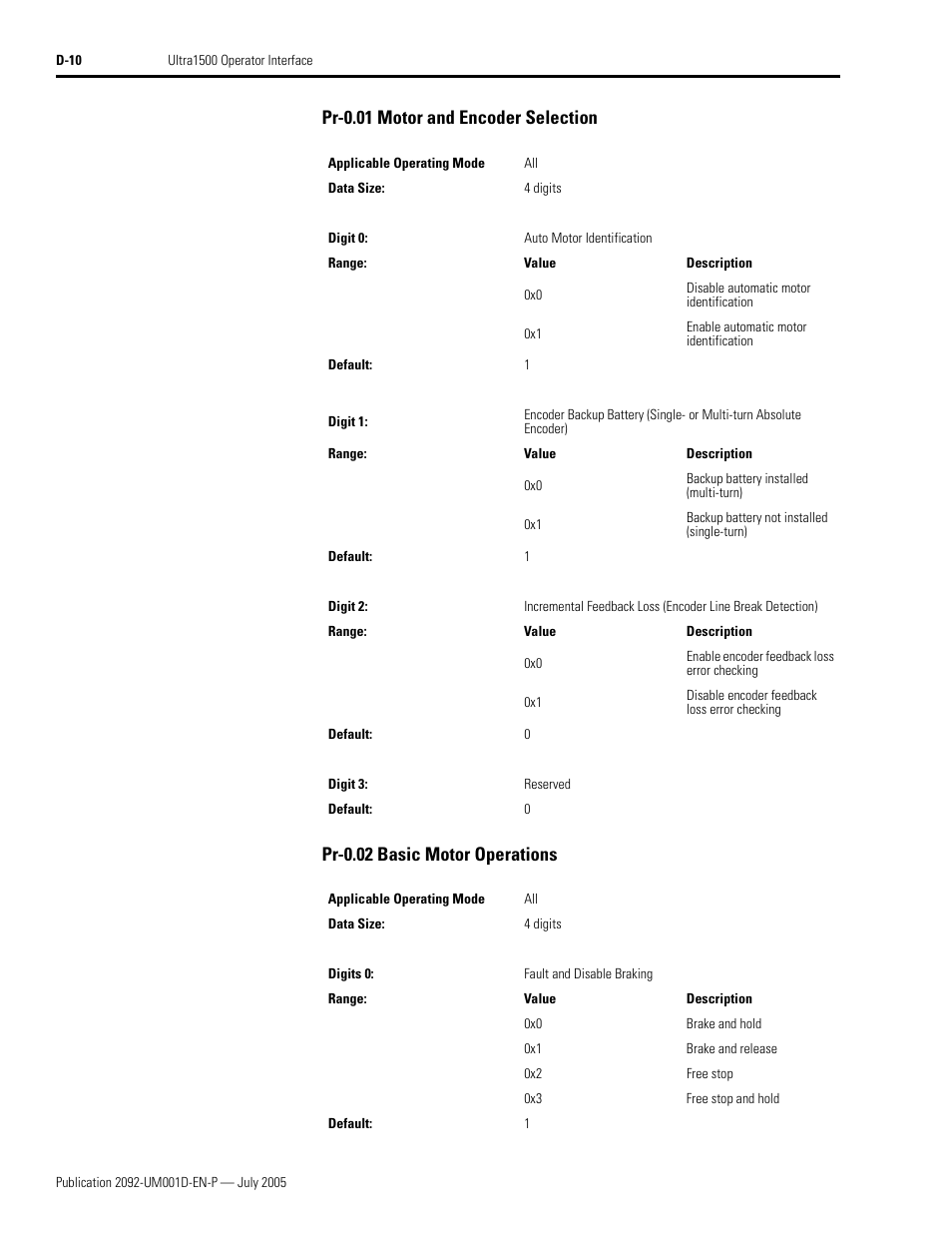 Rockwell Automation 2092-DAx Ultra1500 User Manual User Manual | Page 174 / 204