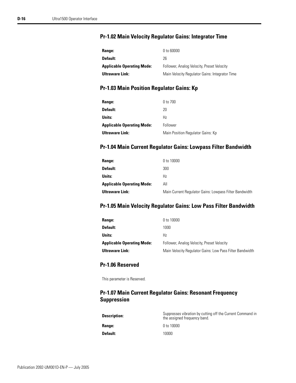 Rockwell Automation 2092-DAx Ultra1500 User Manual User Manual | Page 180 / 204