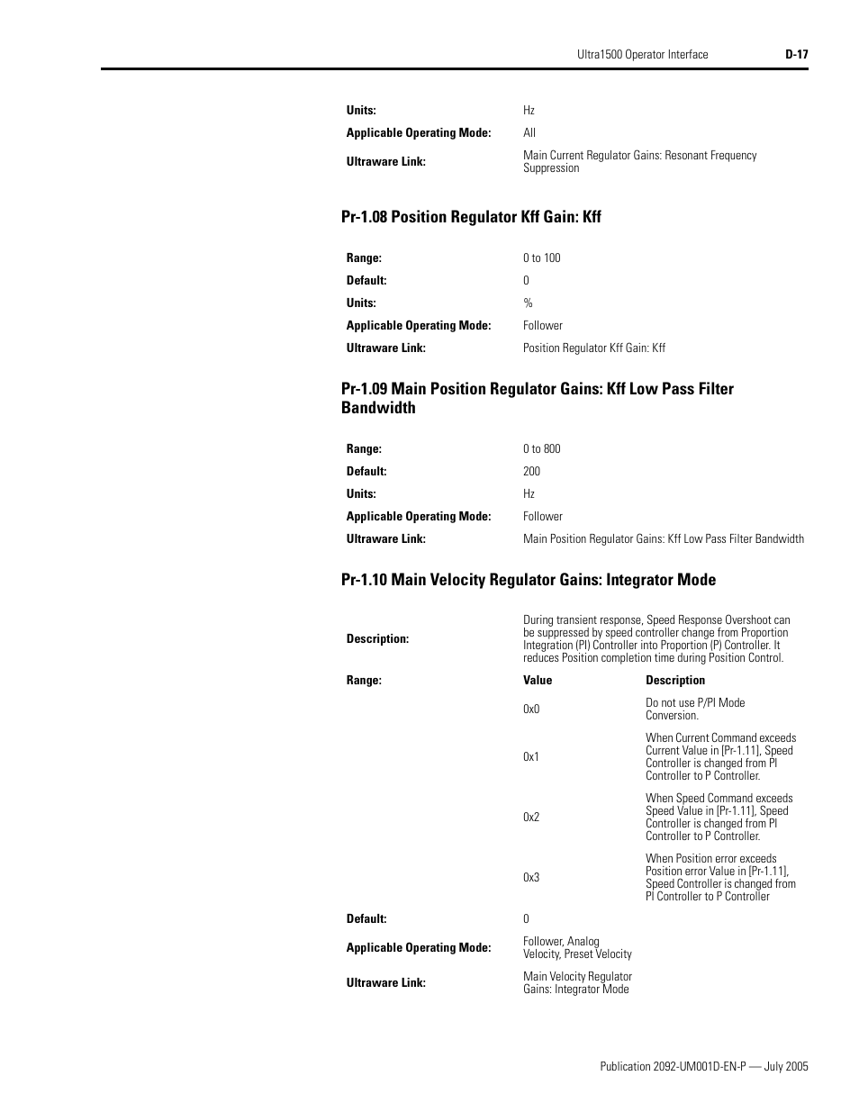 Rockwell Automation 2092-DAx Ultra1500 User Manual User Manual | Page 181 / 204