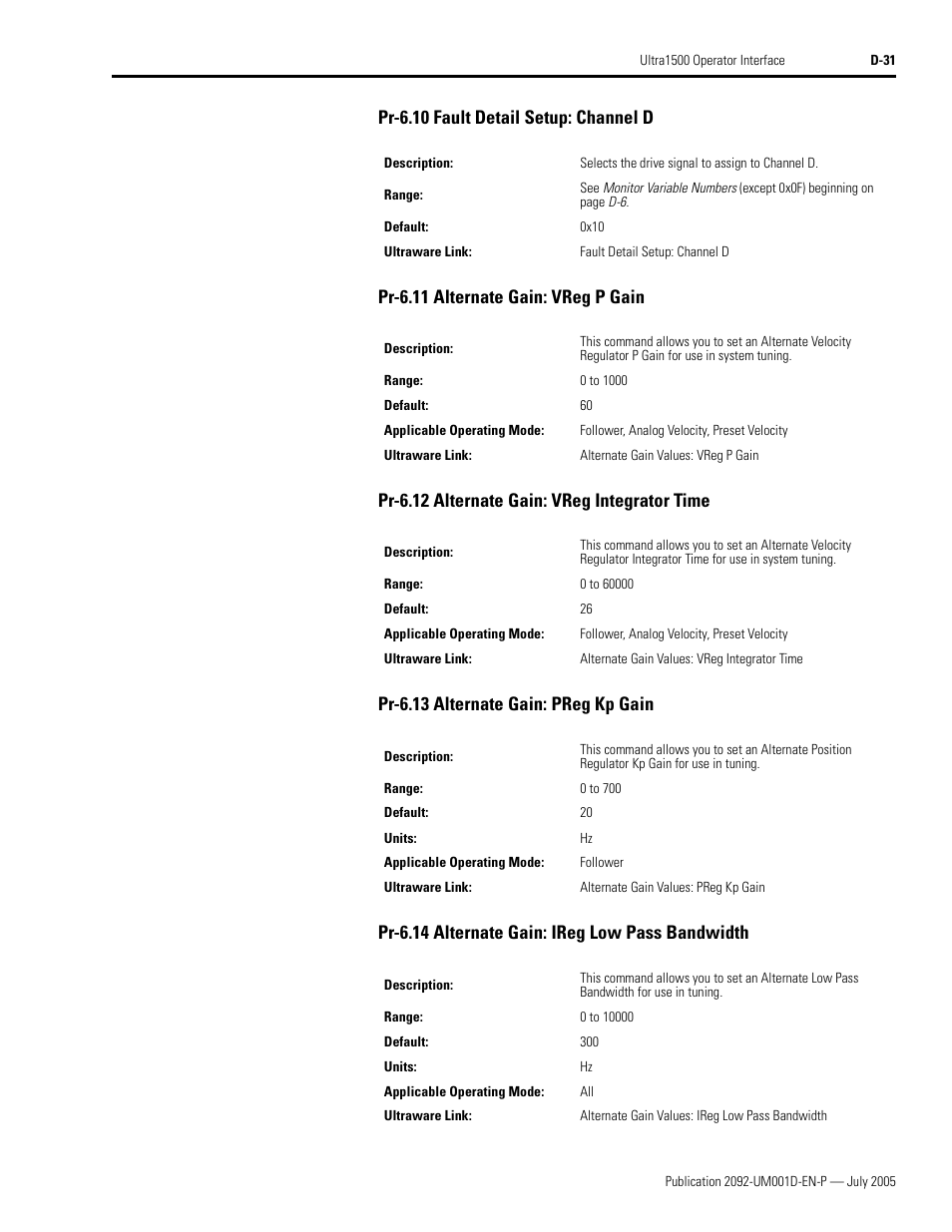 Rockwell Automation 2092-DAx Ultra1500 User Manual User Manual | Page 195 / 204