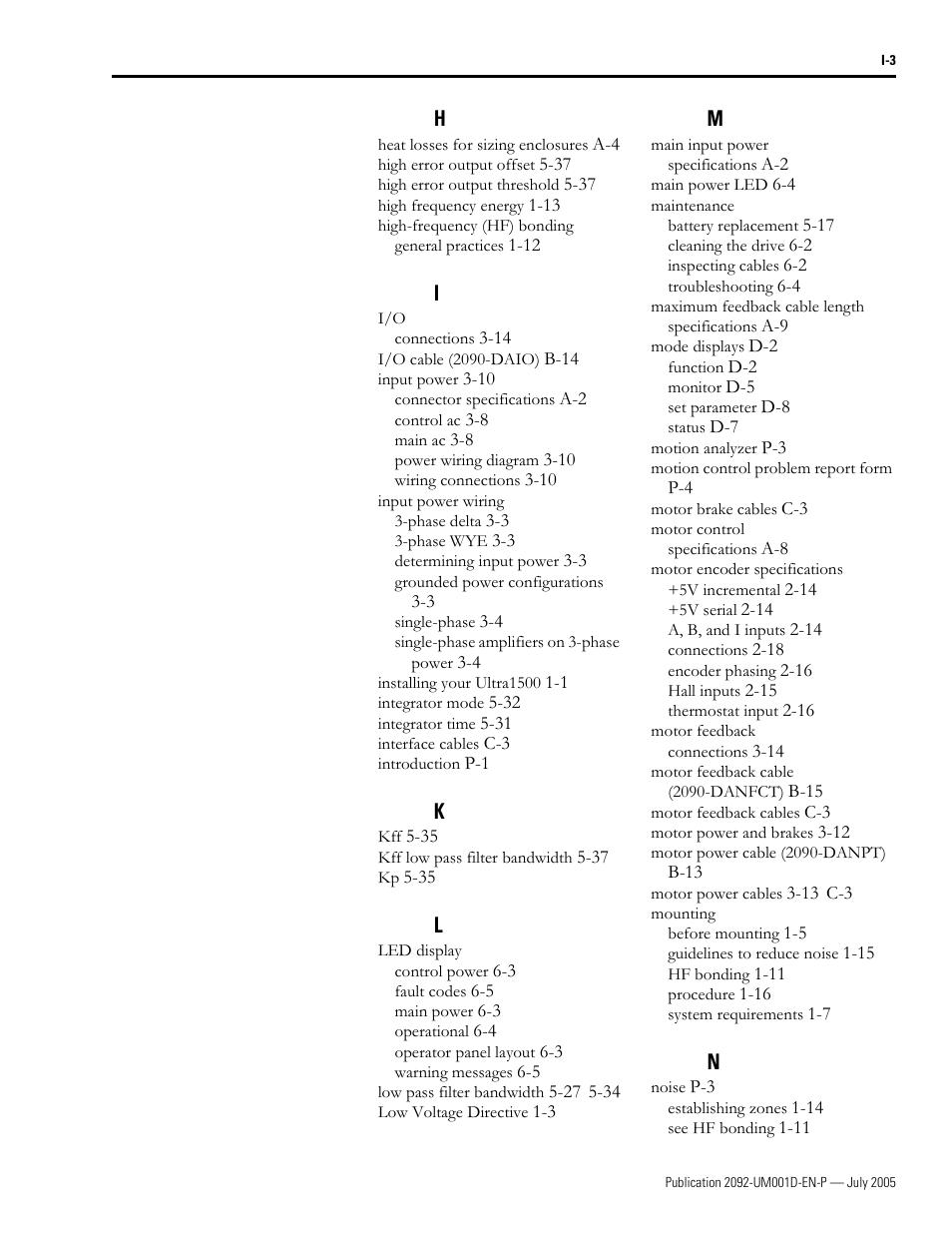 Rockwell Automation 2092-DAx Ultra1500 User Manual User Manual | Page 199 / 204