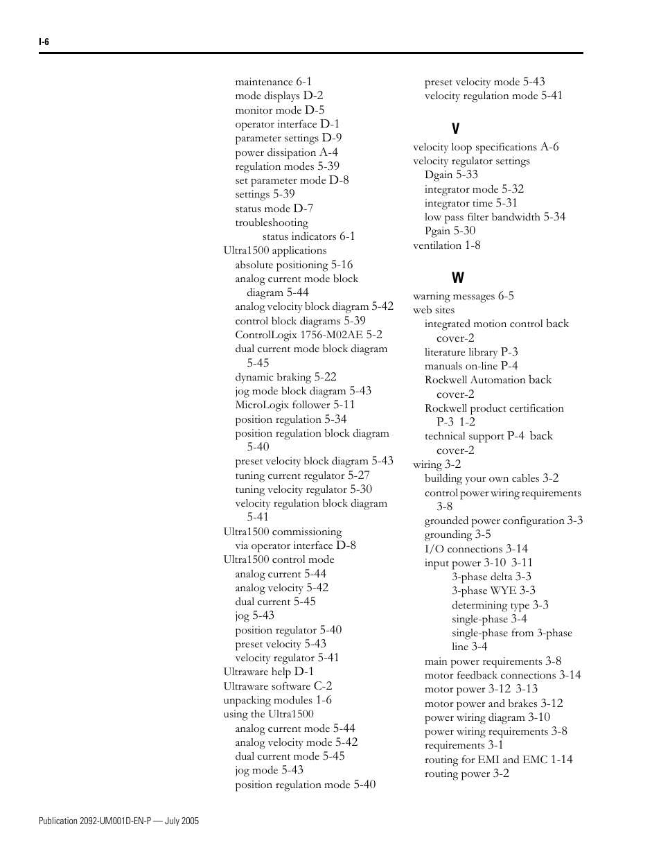 Rockwell Automation 2092-DAx Ultra1500 User Manual User Manual | Page 202 / 204