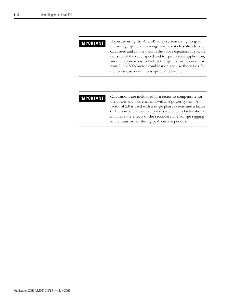 Rockwell Automation 2092-DAx Ultra1500 User Manual User Manual | Page 22 / 204