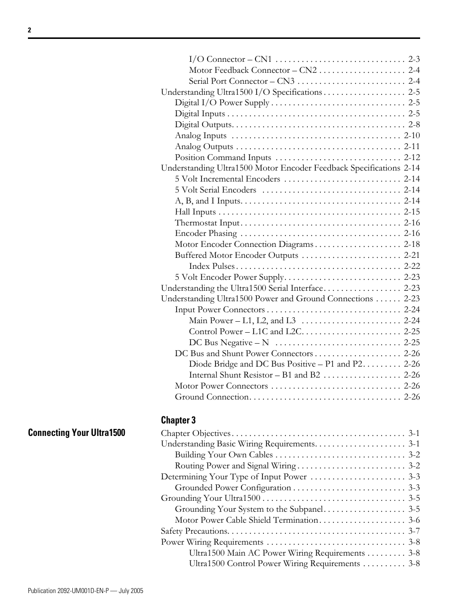 Rockwell Automation 2092-DAx Ultra1500 User Manual User Manual | Page 4 / 204