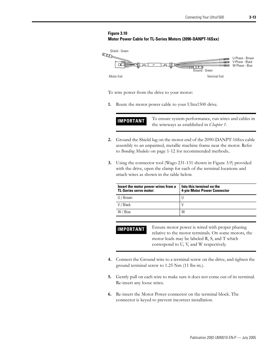 Rockwell Automation 2092-DAx Ultra1500 User Manual User Manual | Page 71 / 204