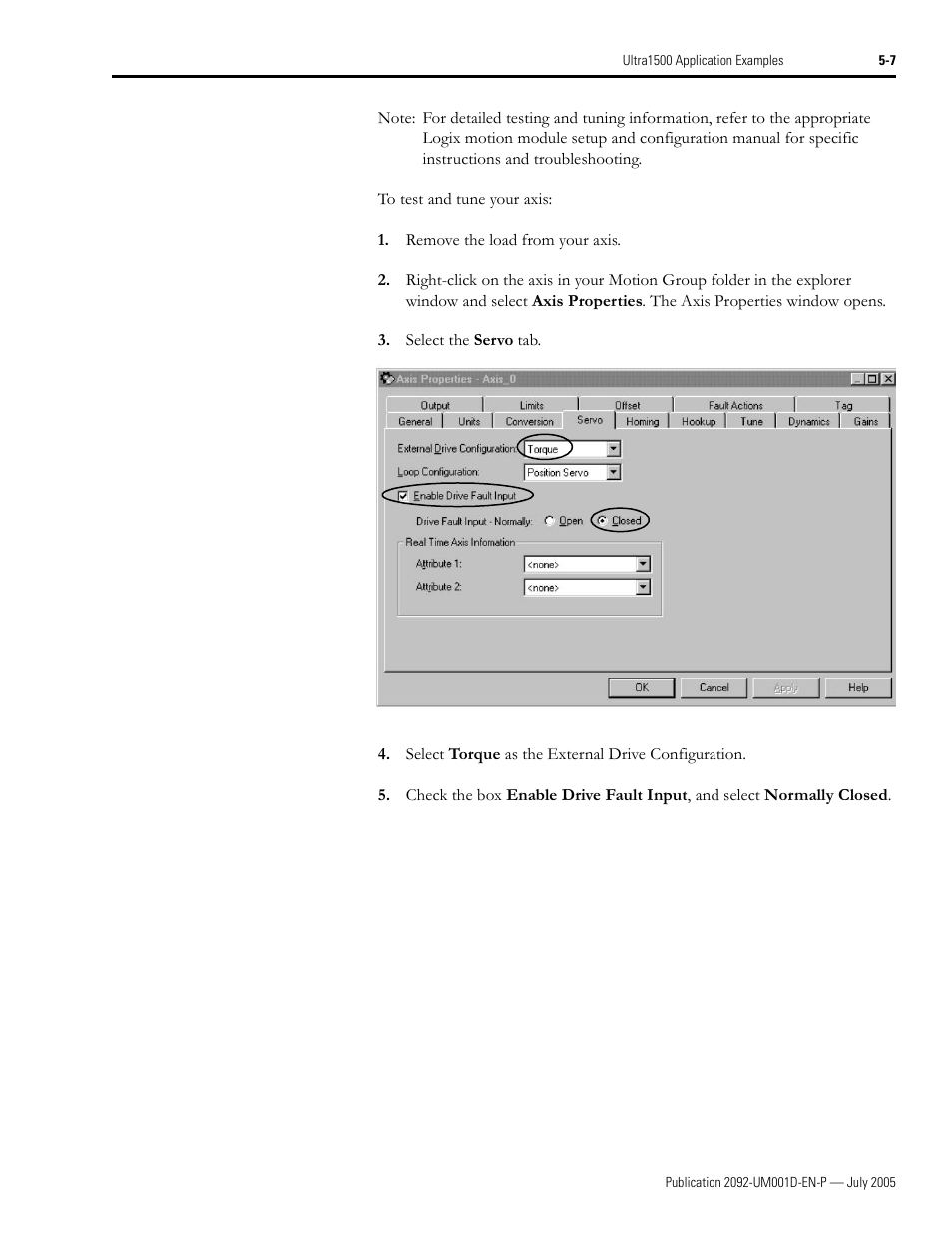 Rockwell Automation 2092-DAx Ultra1500 User Manual User Manual | Page 87 / 204