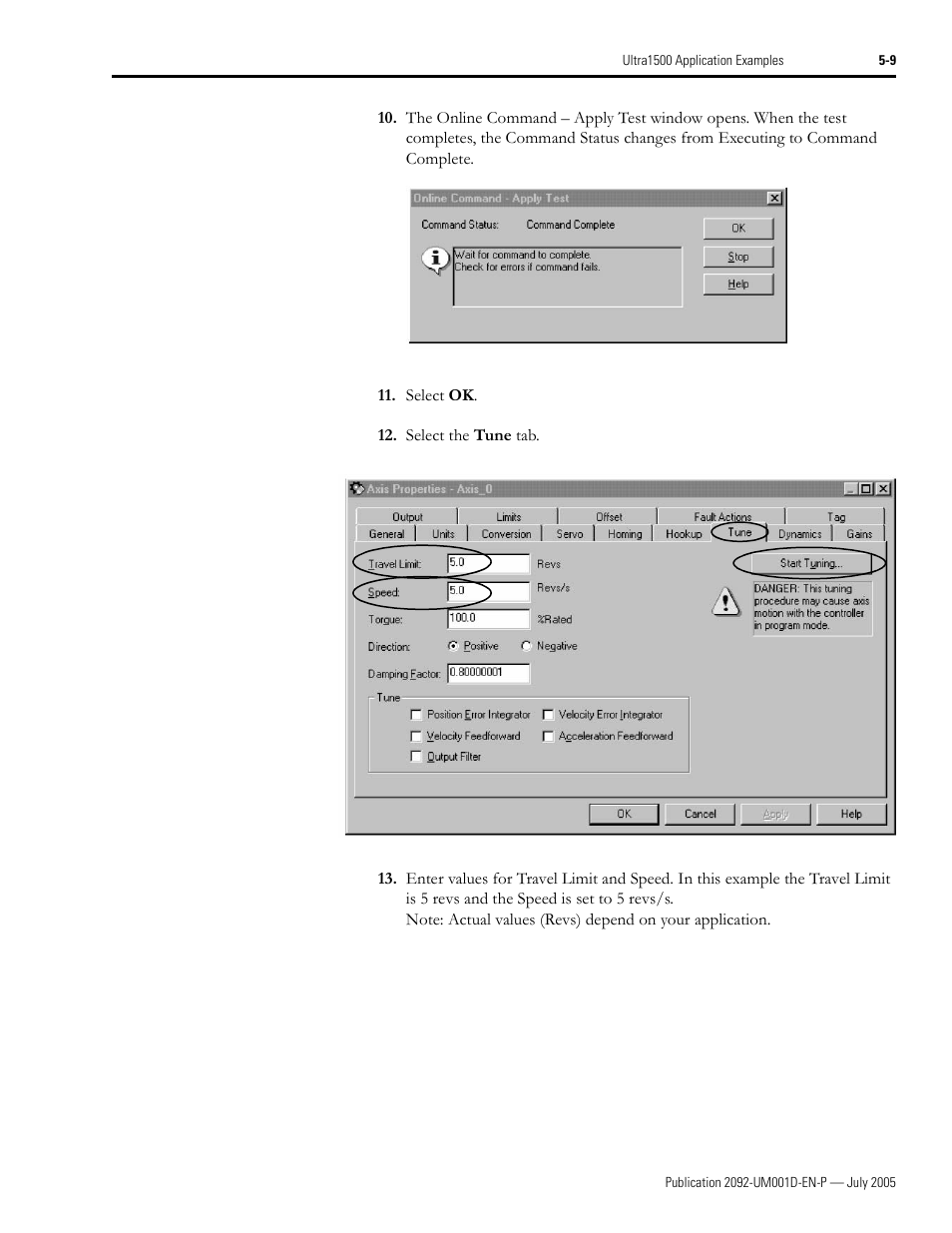 Rockwell Automation 2092-DAx Ultra1500 User Manual User Manual | Page 89 / 204