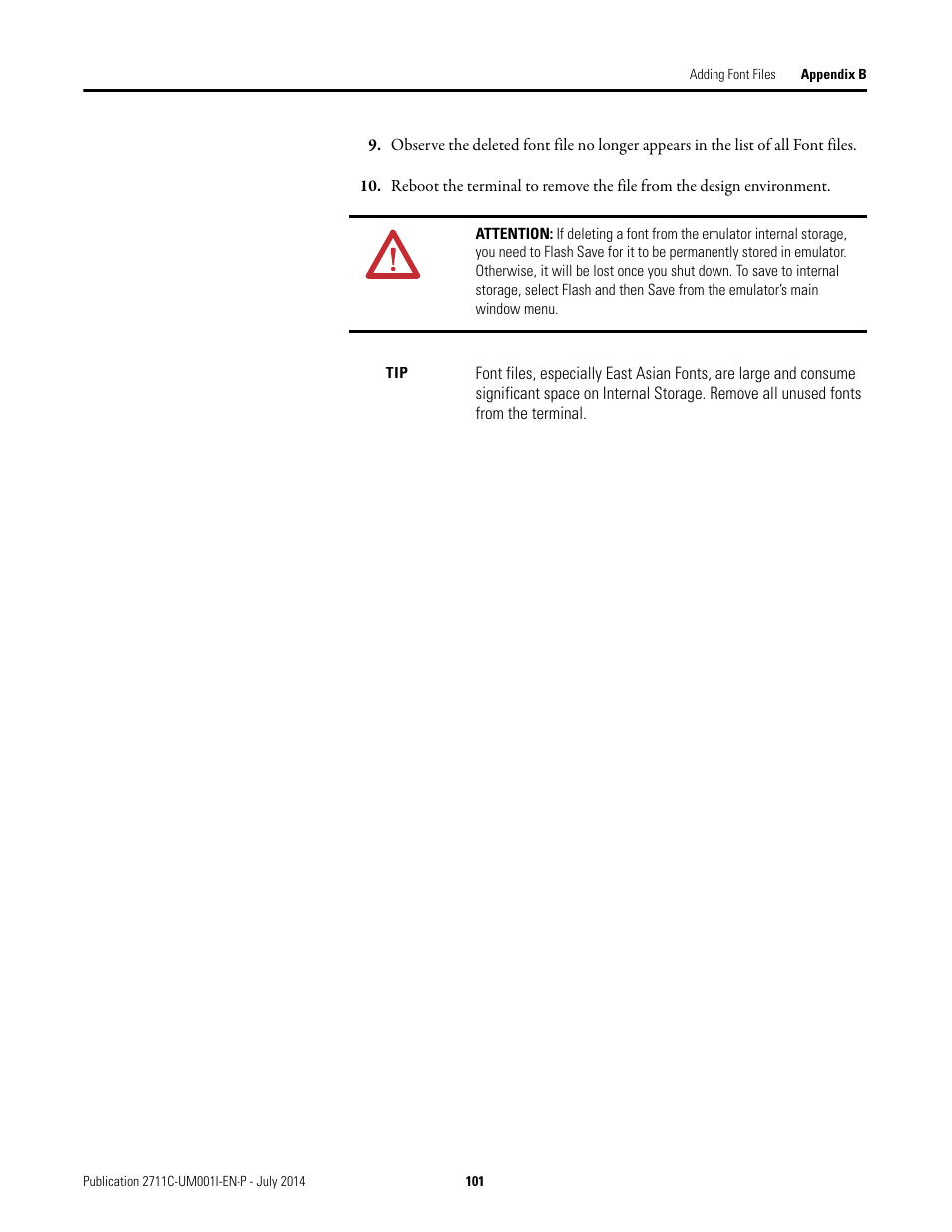 Rockwell Automation 2711C-xxxx PanelView Component HMI Terminals User Manual | Page 101 / 146