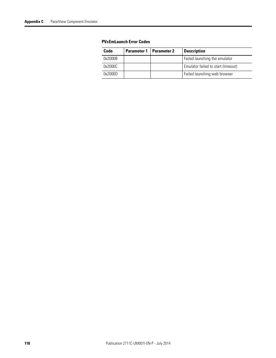 Rockwell Automation 2711C-xxxx PanelView Component HMI Terminals User Manual | Page 118 / 146