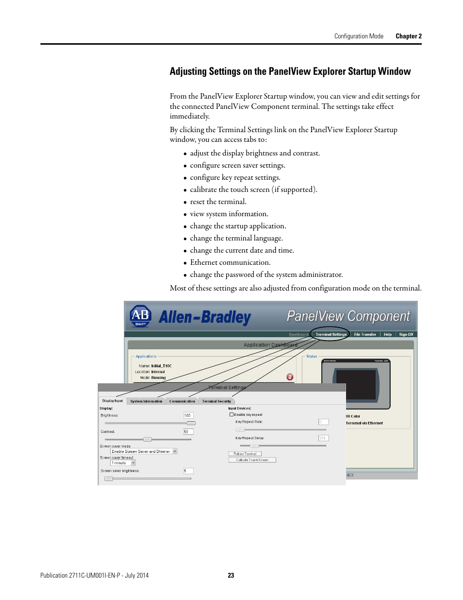 Rockwell Automation 2711C-xxxx PanelView Component HMI Terminals User Manual | Page 23 / 146