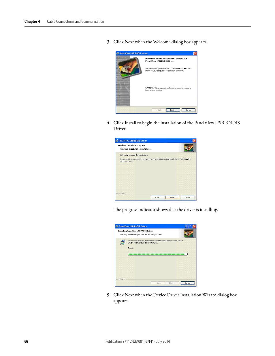 Rockwell Automation 2711C-xxxx PanelView Component HMI Terminals User Manual | Page 66 / 146