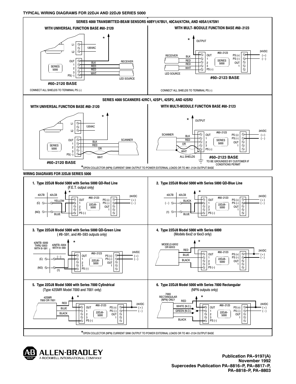 Rockwell Automation 60-212 PHOTOSWITCH Miniature Universal Control Base Modules and Relays User Manual | Page 2 / 2