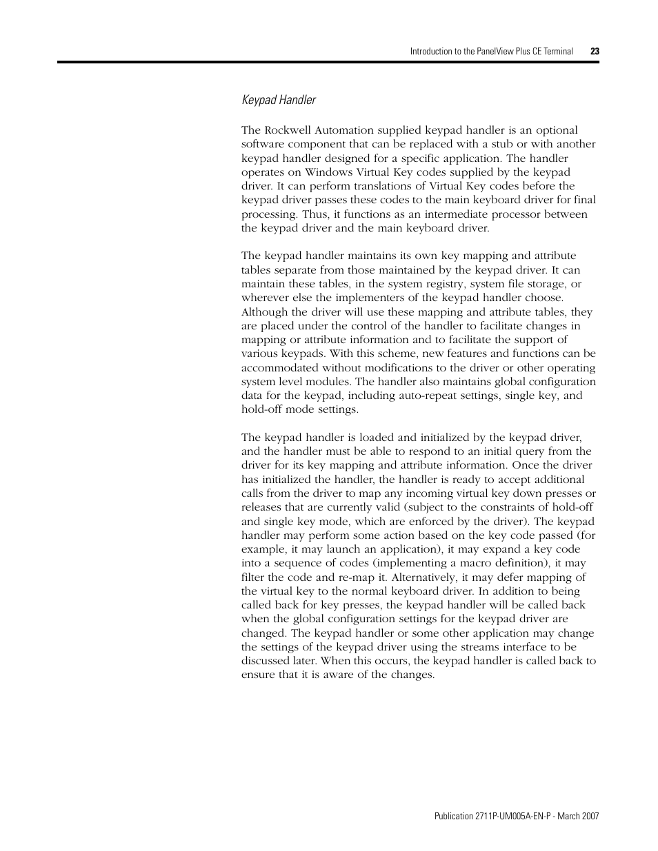 Rockwell Automation 2711P Software Development Kit User Manual User Manual | Page 23 / 104
