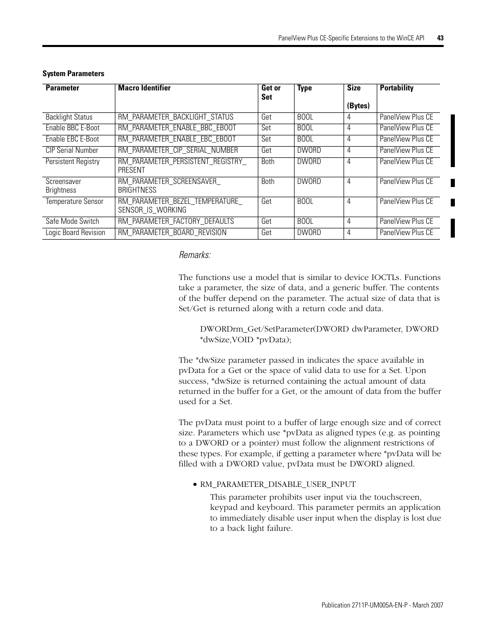 Rockwell Automation 2711P Software Development Kit User Manual User Manual | Page 43 / 104